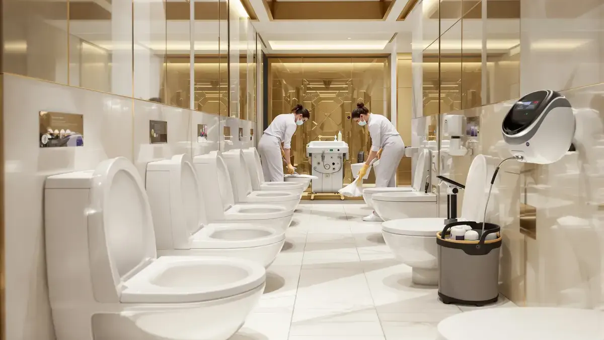 Erfahren Sie, wie Luxushotels mit einer geheimen Methode makellose, geruchsfreie Toiletten sicherstellen