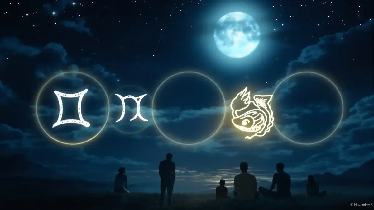 Vollmond am 5. November 2025: Die drei Sternzeichen, die eine einzigartige innere Transformation erfahren werden.
